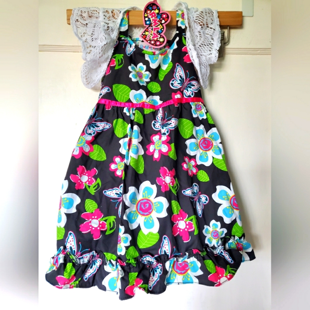 Kids Floral Dress Set 🐣🌹💕